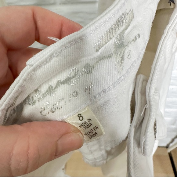 Seven7 White High Rise Shorts Size 8 - Picture 3 of 3